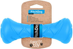Pitch Dog PitchDog, Gantera din spuma pentru caini, 19x7cm, albastru