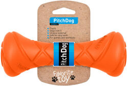 Pitch Dog PitchDog, Gantera din spuma pentru caini, 19x7cm, portocaliu