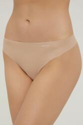 Calvin Klein Underwear tanga átlátszó - bézs XL