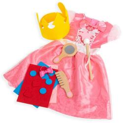 BIGJIGS Toys Set costum si accesorii de printesa pentru copii (35016) - orasuljucariilor Costum bal mascat copii