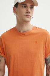 G-Star Raw pamut póló x Sofi Tukker narancssárga, férfi, sima - narancssárga S - answear - 14 390 Ft