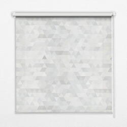 COLORAY. HU Árnyékoló ablakra Szürke minta háromszögekkel Sötétítő redőny (gumi bevonattal) 130x140 cm