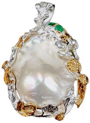 Frumoasa Venetiana Pandantiv argint perla (C2565)