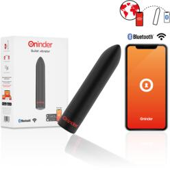 Oninder Vibrator Bullet Oninder Berlin Bullet Vibrator Black 9 Modes 8.5 X 2 Cm - Free App Vibrator