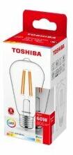 Toshiba LED FILAMENT ST64 E27 7W 2700K bec cu LED FILAMENT ST64 E27 7W 2700K