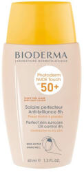 BIODERMA Fluid crema pentru piele mixta si grasa SPF 50+ Foarte Deschis Photoderm Nude Touch, 40 ml, Bioderma