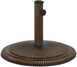 vidaXL Bază de umbrelă, bronz, 45x45x30 cm, fontă (317771)