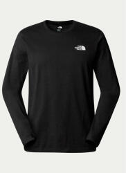 The North Face Hosszú ujjú Simple Dome NF0A87QN Fekete Regular Fit (Simple Dome NF0A87QN)