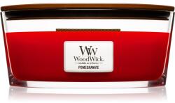 WoodWick Pomegranate lumânare parfumată cu fitil din lemn (hearthwick) 453.6 g