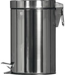 Probbax Rozsdamentes pedálos szemétkosár, 3 l, ezüst