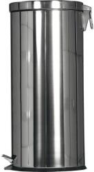 Probbax Rozsdamentes pedálos szemétkosár, 30 l, ezüst