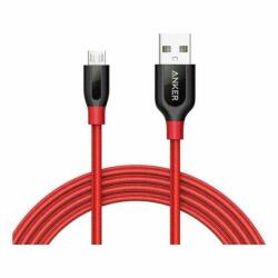 Anker Cablu Micro USB Anker PowerLine+ 1.8 Rosu (A8143091) - pcone