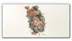  COLORAY. HU Üvegkép Növényvirág váza 140x70 cm