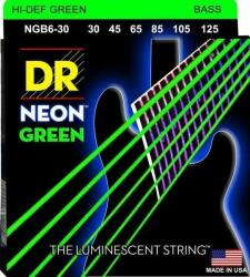 DR Strings Neon Hi-Def NGB6-30 Set de 6 corzi pentru bas (NGB6-30)
