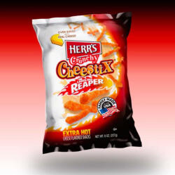 Herr's USA Crunchy Carolina Reaper Cheese Stix sajtos chips 227g