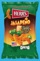 Herr's USA Jalapeno and Cheddar sajtos csípős chips 170g