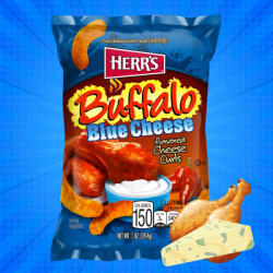 Herr's USA Buffalo Blue Cheese kék sajtos csípős chips 170g
