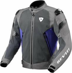 Rev'it! Jacket Control Air H2O Grey/Blue 2XL Geacă textilă (FJT360-3530-XXL)
