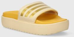 adidas papucs sárga, női, platformos, IF3422 - sárga Női 39