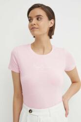 Pepe Jeans t-shirt NEW VIRGINIA SS N női, rózsaszín, PL505202 - rózsaszín L