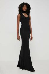 Elisabetta Franchi ruha fekete, maxi, testhezálló, AB64742E2 - fekete 34