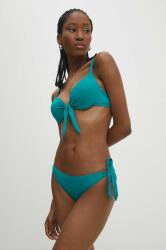Answear Lab bikini felső zöld, merevített kosaras - zöld XL - answear - 11 990 Ft