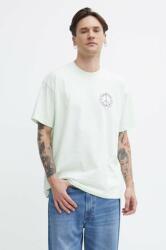 Billabong pamut póló türkiz, férfi, nyomott mintás, ABYZT02313 - türkiz XL