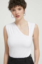Abercrombie & Fitch top női, fehér - fehér M - answear - 13 490 Ft