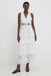 ANSWEAR ruha fehér, maxi, harang alakú - fehér S - answear - 33 990 Ft