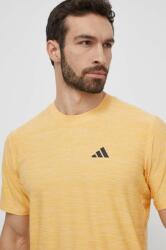 adidas Performance edzős póló sárga, sima, IT5402 - sárga L