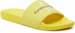 Calvin Klein Jeans Şlapi Calvin Klein Jeans Slide Monogram Co YW0YW00103 Blazing Yellow/Bright White 0LJ