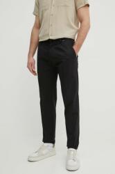 Calvin Klein nadrág férfi, fekete, egyenes, K10K113662 - fekete 38/32