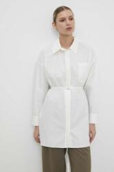 ANSWEAR pamut ing női, galléros, fehér, relaxed - fehér S - answear - 21 990 Ft