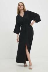 ANSWEAR ruha fekete, maxi, oversize - fekete S - answear - 37 790 Ft