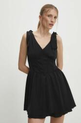 ANSWEAR ruha fekete, mini, harang alakú - fekete XS - answear - 25 990 Ft