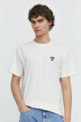 Hollister Co Hollister Co. t-shirt bézs, férfi, nyomott mintás - bézs XS