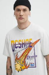 DC pamut póló Showtime bézs, férfi, nyomott mintás, ADYZT05344 - bézs XL