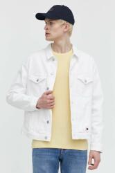 Tommy Jeans farmerdzseki férfi, fehér, átmeneti - fehér XXL