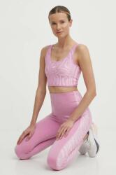 Reebok sportmelltartó jógázáshoz Modern Safari rózsaszín, mintás, 100076290 - rózsaszín S