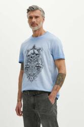 Medicine pamut póló férfi, nyomott mintás - kék XXL - answear - 6 990 Ft