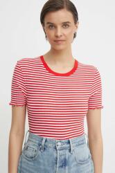 Tommy Hilfiger t-shirt női, piros - piros XXL