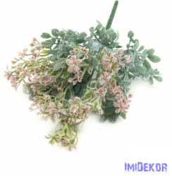  Művirágos hamvas zöld bokor 37 cm - Szürke