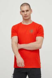 Fjall Raven t-shirt 1960 Logo T-shirt narancssárga, férfi, nyomott mintás, F87313 - narancssárga XL