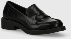 Answear Lab mokaszin fekete, női, lapos talpú - fekete Női 36 - answear - 14 990 Ft