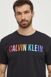 Calvin Klein Performance edzős póló fekete, nyomott mintás - fekete XS