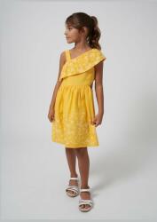 Mayoral gyerek ruha sárga, mini, harang alakú - sárga 152 - answear - 12 990 Ft