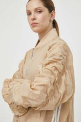 adidas Originals rövid kabát női, bézs, átmeneti, oversize, IY3422 - bézs S