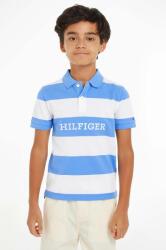 Tommy Hilfiger gyerek pamut póló mintás - kék 152 - answear - 25 490 Ft