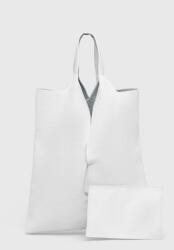 Answear Lab bőr táska fehér - fehér Univerzális méret - answear - 31 990 Ft
