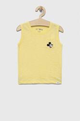GAP gyerek pamut póló x Disney sárga, nyomott mintás - sárga 56-62
